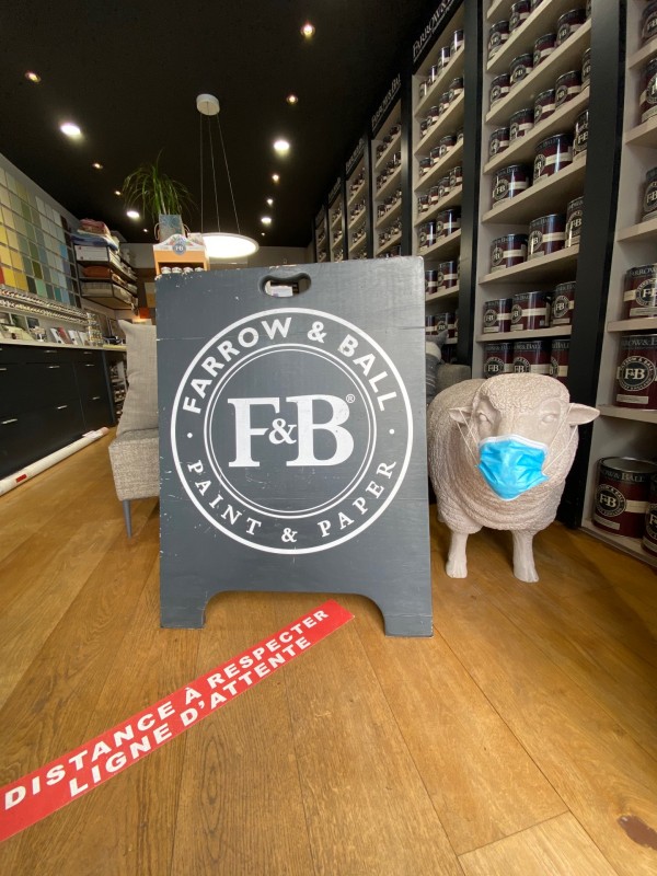 Magasin de Toulon Ouvert le matin  , vente de peinture Farrow and BAll, conseils déco à domicile
