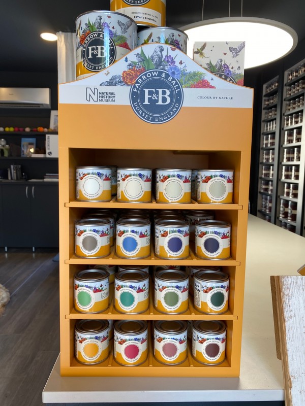 Vente de 16 nouvelles couleurs de la marque  Farrow And Ball disponible en boutique à sanary.
